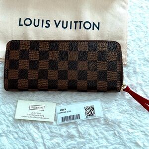 Authentic LV Clemence Long Wallet
